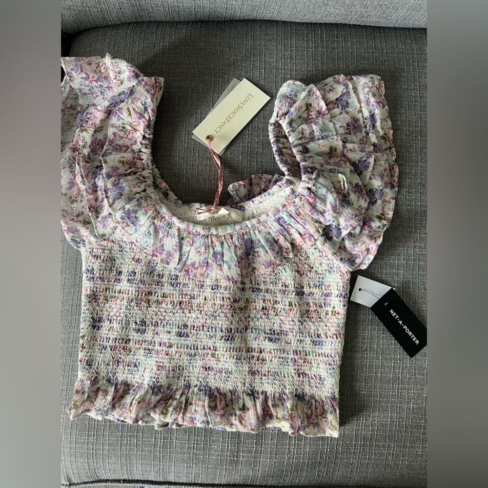 SOLD New loveshack fancy smocked top